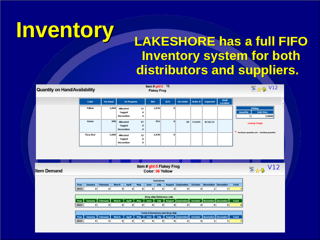 slide inventory